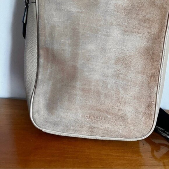 Coach Metropolitan Suede Leather One Strap Backpack - Picture 4 of 12